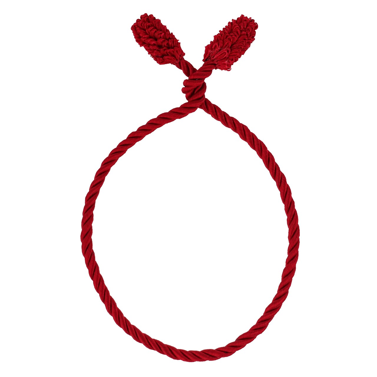 Haute Decor Decorative Twist Ties, 6 Pack, 16 inches (Dark Red) - Hang Garland, Lights, Decorations